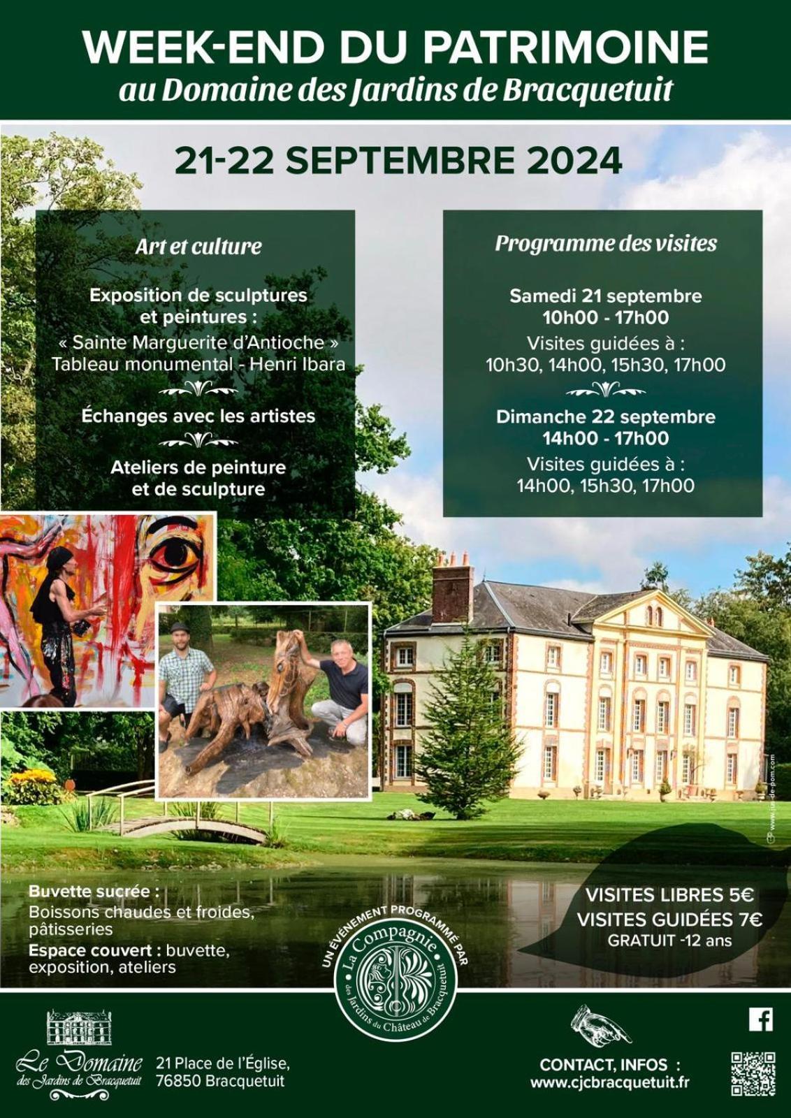 Chambre E Andre Le Domaine Des Jardins De Bracquetuit 외부 사진